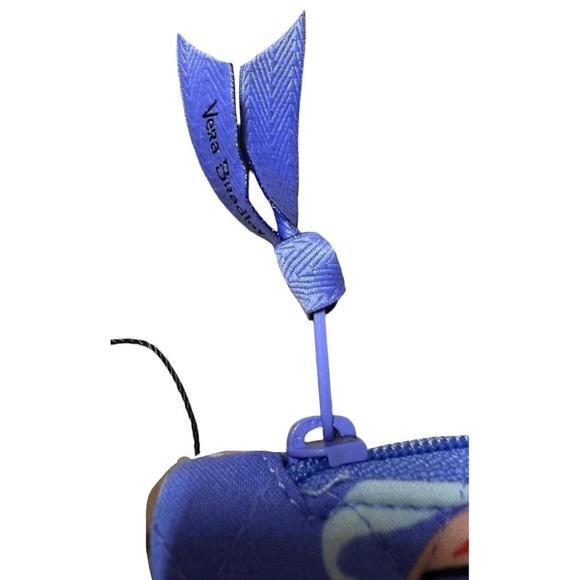 Vera Bradley RFID Tech Wristlet Mural Garden Purple Wallet - Picture 2 of 6